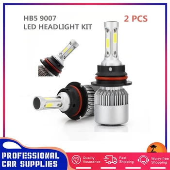 2 ks Auto LED Reflektor 9007 HB5 Pre 36W LED Reflektor na prestavbu 1000W 6000K 81000LM Žiarovka
