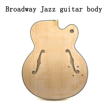 Broadway jazz gitara telo zvuk, hlavne smrek preglejky panel javor preglejky späť