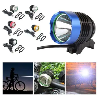 Svetlo na bicykel USB Nabíjateľné Požičovňa Baterka LED USB Nabíjateľné Baterky Hliníkové Svetlometov A koncových svetiel Cyklistické Doplnky